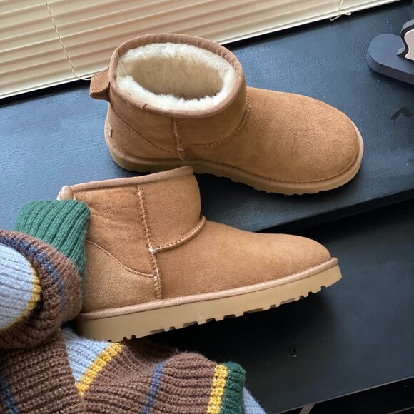 UGG Shoes - NEW UGG women's classic ultra mini boots in chestnut